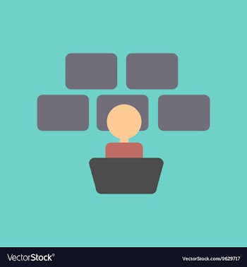 Flat icon on stylish background screen guard vector image