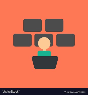 Flat icon on stylish background screen guard vector image
