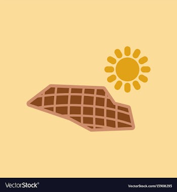 Flat icon on stylish background solar panels vector image