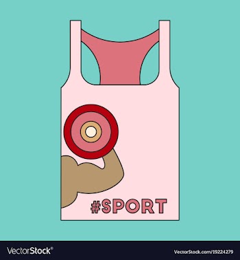 Flat icon on stylish background sports shirt vector image