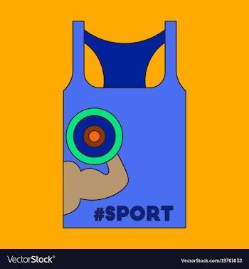 Flat icon on stylish background sports shirt vector image