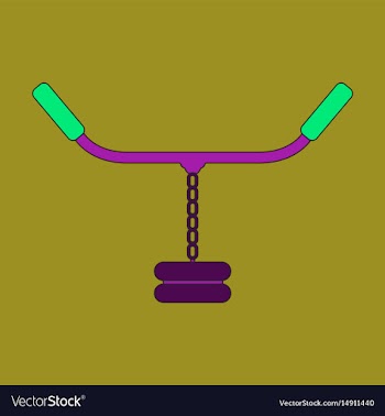 Flat icon on stylish background sports simulator vector image