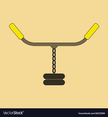 Flat icon on stylish background sports simulator vector image