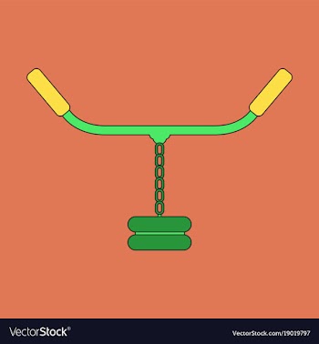 Flat icon on stylish background sports simulator vector image