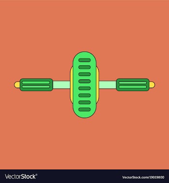 Flat icon on stylish background sports simulator vector image