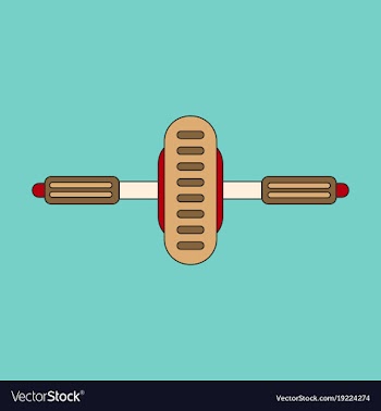 Flat icon on stylish background sports simulator vector image