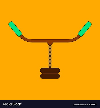Flat icon on stylish background sports simulator vector image