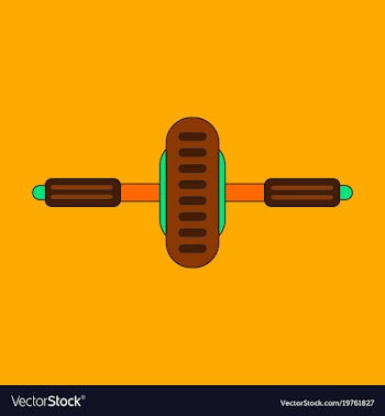 Flat icon on stylish background sports simulator vector image
