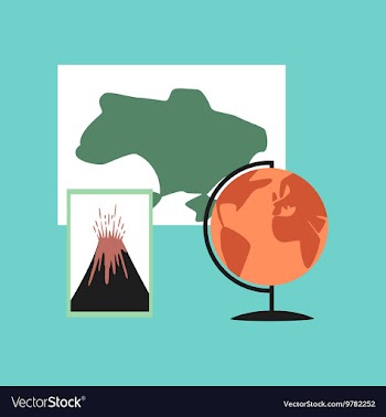 Flat icon on stylish background subjects of study vector image
