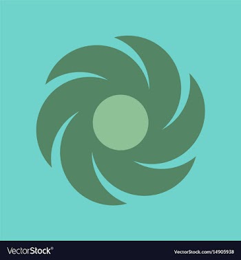Flat icon on stylish background weather vane vector image
