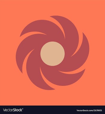 Flat icon on stylish background weather vane vector image