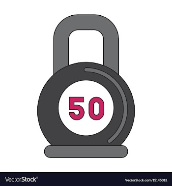 Flat icon on stylish background weight vector image
