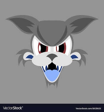 Flat icon on theme angry cat animal vector image