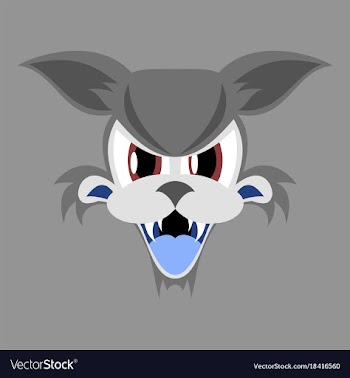Flat icon on theme angry cat animal vector image