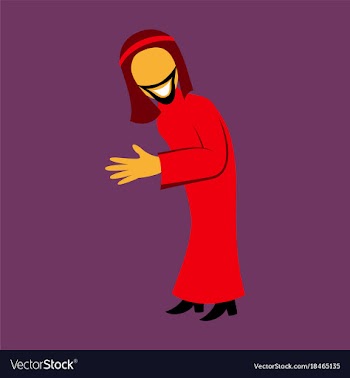 Flat icon on theme arabic business arabic man vector image