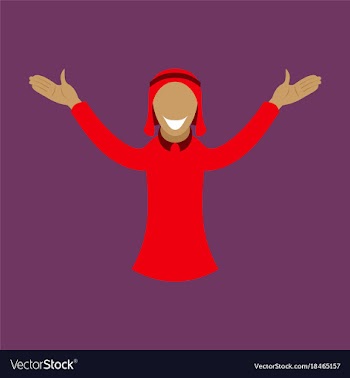 Flat icon on theme arabic business arabic man vector image