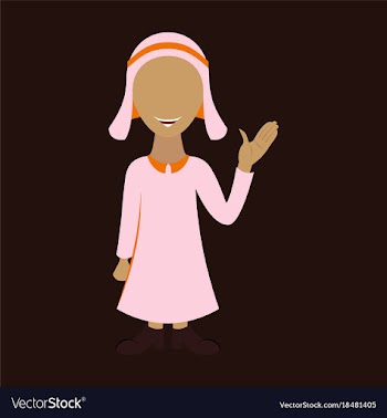 Flat icon on theme arabic business arabic man vector image