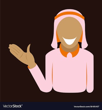 Flat icon on theme arabic business arabic man vector image