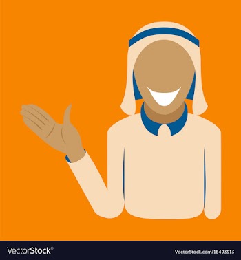 Flat icon on theme arabic business arabic man vector image
