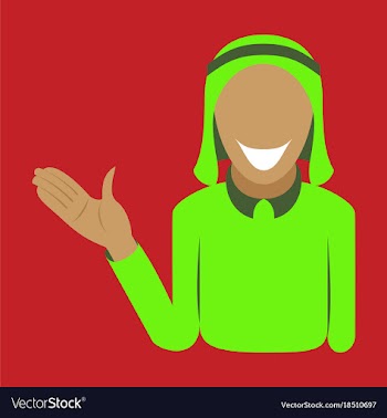 Flat icon on theme arabic business arabic man vector image