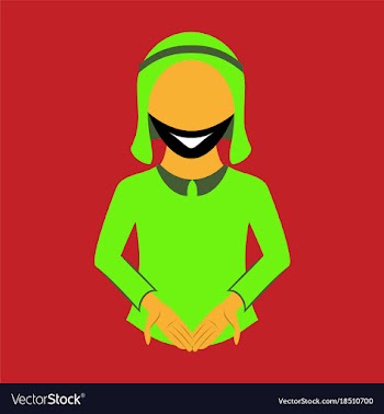 Flat icon on theme arabic business arabic man vector image