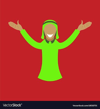 Flat icon on theme arabic business arabic man vector image