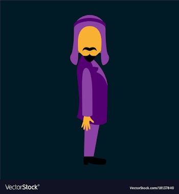 Flat icon on theme arabic business arabic vector image