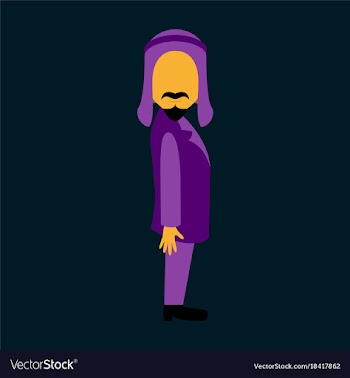 Flat icon on theme arabic business arabic vector image