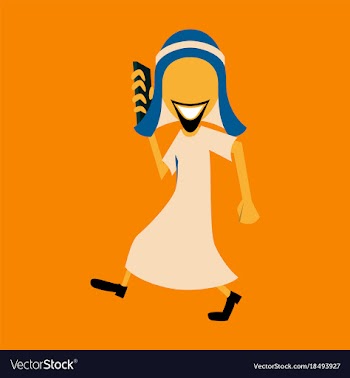 Flat icon on theme arabic business arabic vector image
