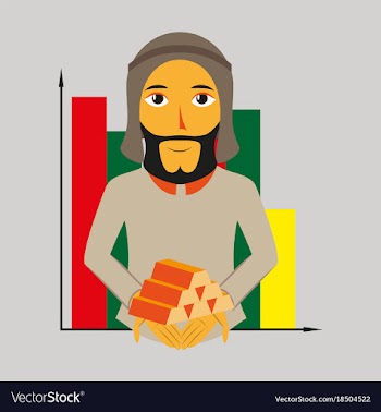 Flat icon on theme arabic business arabic vector image