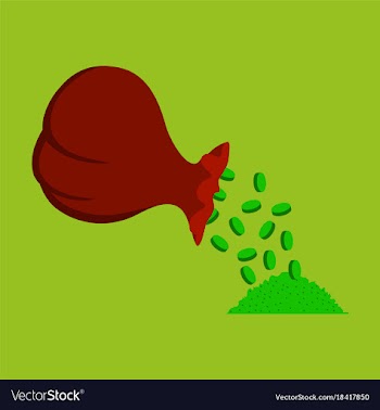 Flat icon on theme arabic business bag of coins vector image