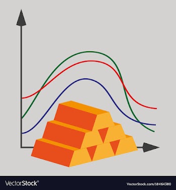 Flat icon on theme arabic business bar chart vector image