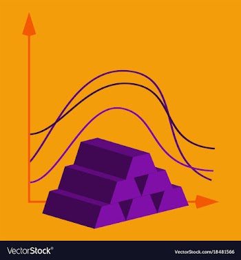 Flat icon on theme arabic business bar chart vector image