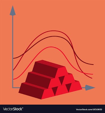 Flat icon on theme arabic business bar chart vector image