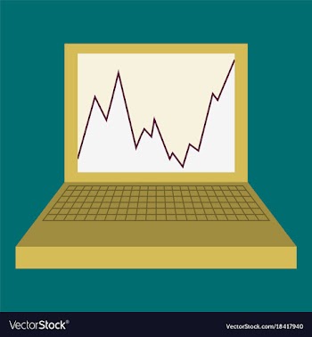 Flat icon on theme arabic business graph on vector image