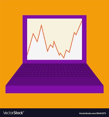 Flat icon on theme arabic business graph on vector image