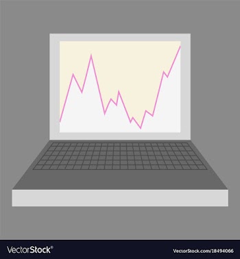 Flat icon on theme arabic business graph on vector image