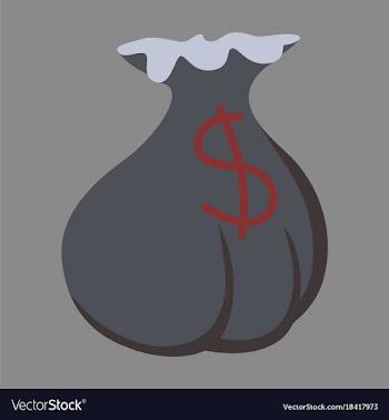 Flat icon on theme arabic business money bag vector image