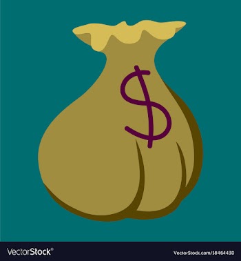 Flat icon on theme arabic business money bag vector image