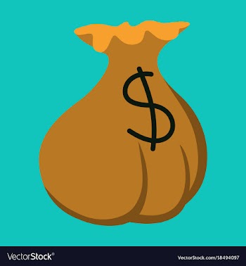 Flat icon on theme arabic business money bag vector image