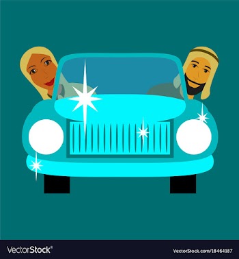 Flat icon on theme arabic business muslim in the vector image
