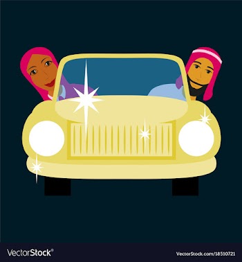Flat icon on theme arabic business muslim in the vector image