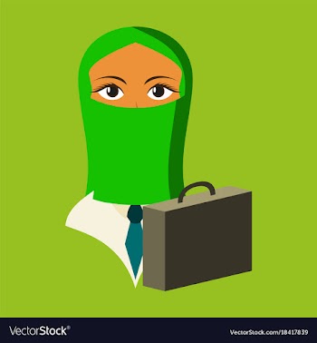 Flat icon on theme arabic business muslim vector image