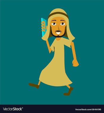 Flat icon on theme arabic business muslim vector image