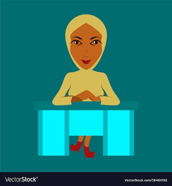 Flat icon on theme arabic business muslim vector image