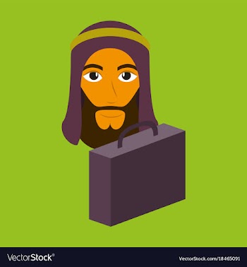 Flat icon on theme arabic business muslim vector image