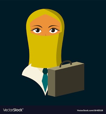 Flat icon on theme arabic business muslim vector image