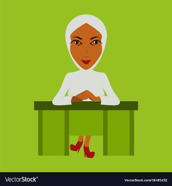 Flat icon on theme arabic business muslim vector image