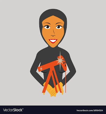 Flat icon on theme arabic business muslim vector image