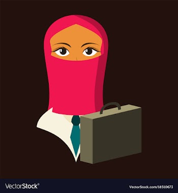Flat icon on theme arabic business muslim vector image